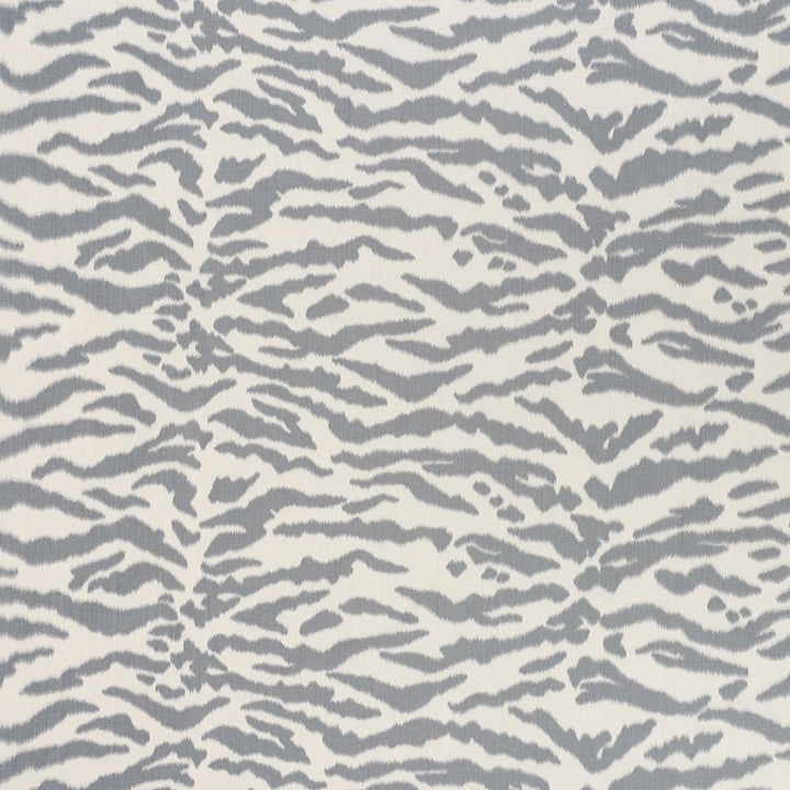 Tigris Graphite 176392 by Schumacher Designer Fabric ANIMAL PRINTS & WOVENS LINEN 80% POLYESTER 20% ITALY </p><p>Repeat: Horizontal: 55-1/8" (140CM) and Vertical: 20 3/4" (53CM) 59.5 - Swanky Fabrics -