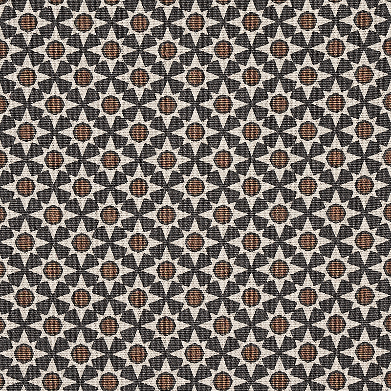 Serendipity Cinder & Caramel 176420 by Schumacher Fabric CLIQUE LINEN 100% CHINA </p><p>Repeat: Horizontal: 1 1/2" (4CM) and Vertical: 1 1/2" (4CM) 54 - Fabric Carolina -