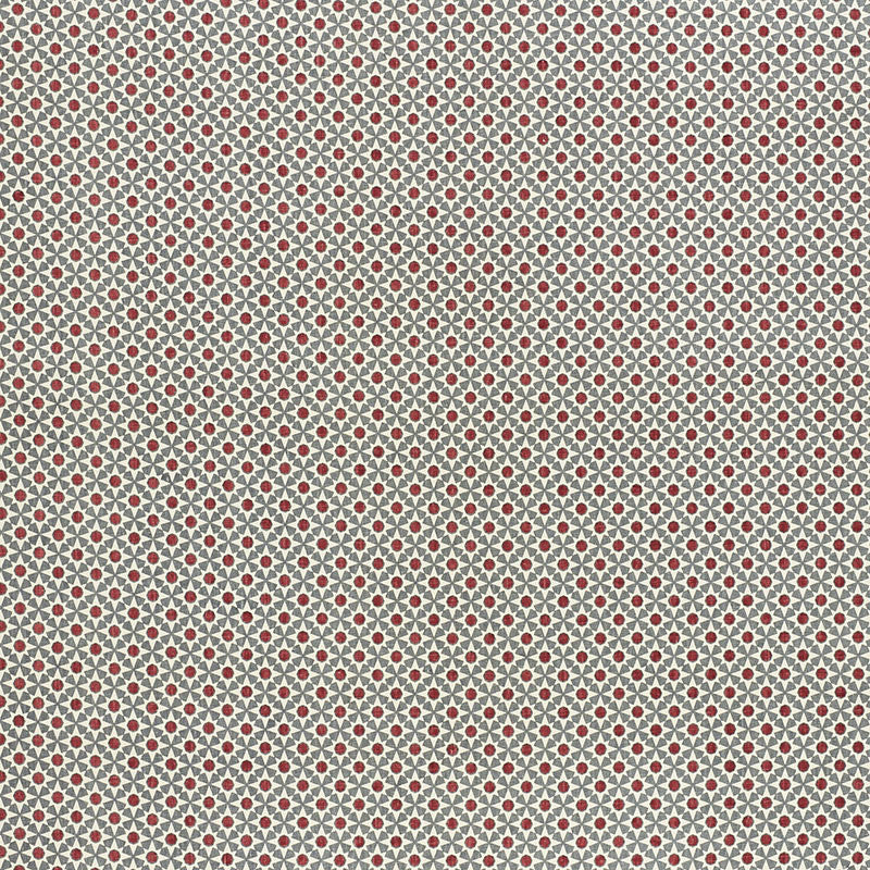 Serendipity Slate & Rouge 176424 by Schumacher Fabric Clique 100% Linen - Horizontal: 1.5 and Vertical: 1.5 54 - Fabric Carolina -