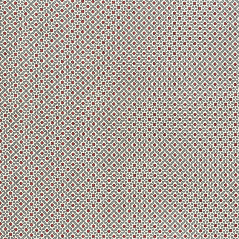 Serendipity Slate & Rouge 176424 by Schumacher Fabric CLIQUE See Sample CHINA - </p><p>Repeat: Horizontal: 1 1/2" (4CM) and Vertical: 1 1/2" (4CM) 54" (137CM) - Fabric Carolina -