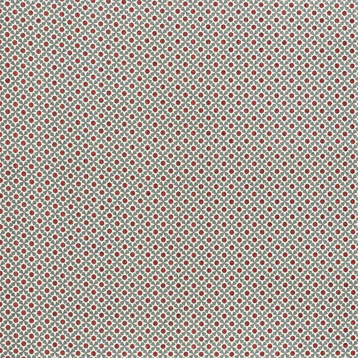 Serendipity Slate & Rouge 176424 by Schumacher Designer Fabric CLIQUE See Sample CHINA - </p><p>Repeat: Horizontal: 1 1/2" (4CM) and Vertical: 1 1/2" (4CM) 54" (137CM) - Swanky Fabrics -
