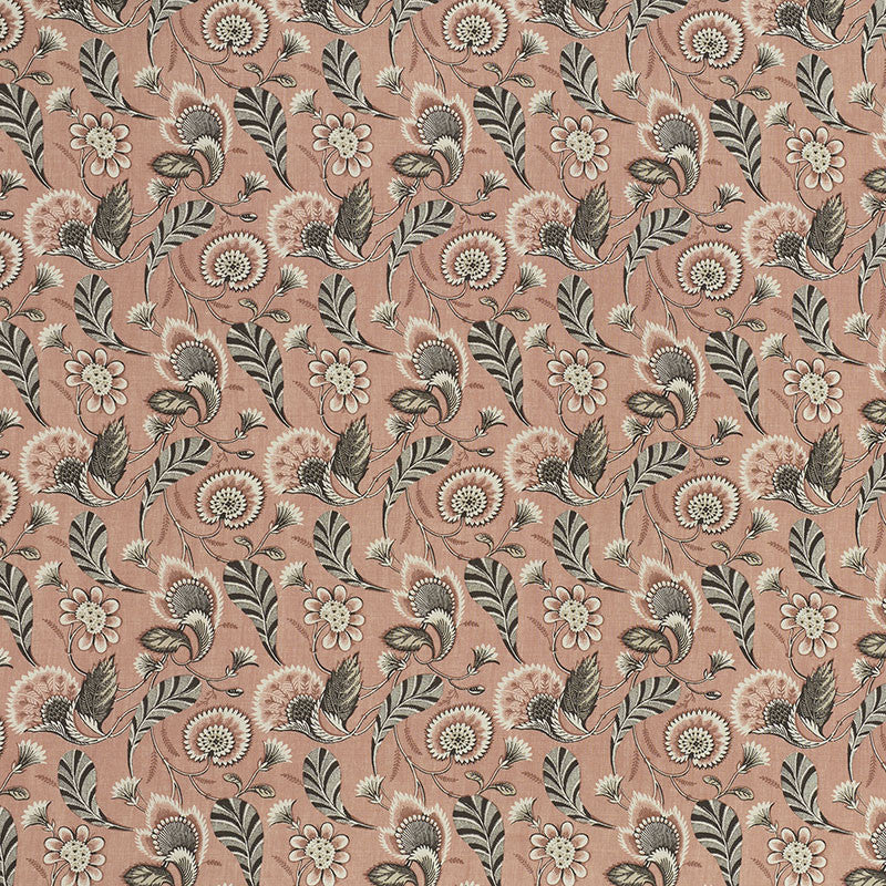 Ursula Blush 176441 by Schumacher Designer Fabric Clique 100% Linen - Horizontal: 13.5 and Vertical: 13 54 - Swanky Fabrics -