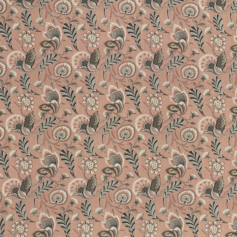 Ursula Blush 176441 by Schumacher Designer Fabric CLIQUE See Sample UNITED KINGDOM - </p><p>Repeat: Horizontal: 13 1/2" (34CM) and Vertical: 13" (33CM) 54" (137CM) - Swanky Fabrics -