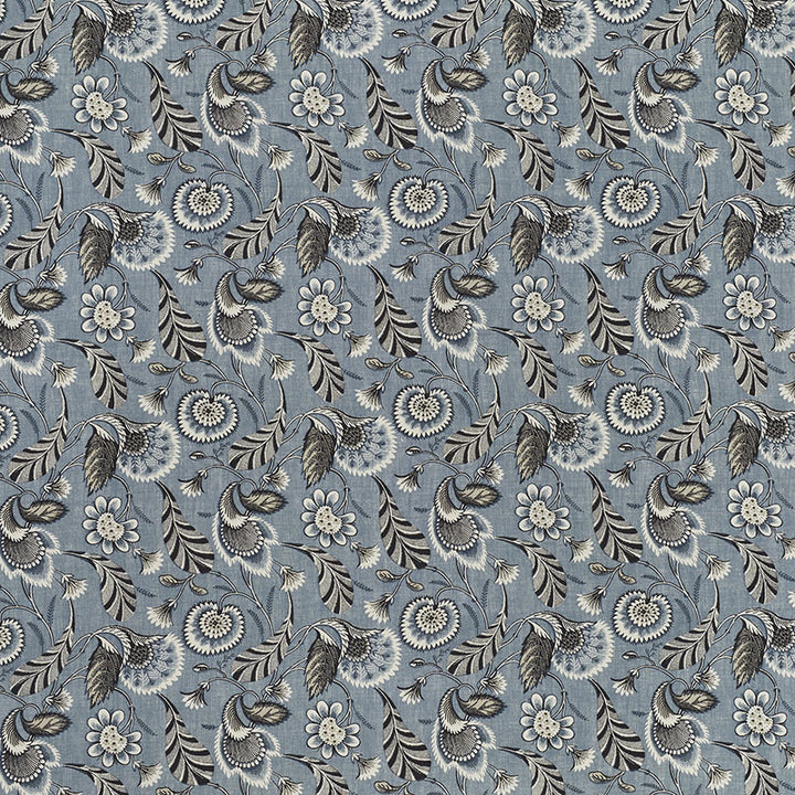 Ursula Delft 176443 by Schumacher Fabric Clique 100% Linen - Horizontal: 13.5 and Vertical: 13 54 - Fabric Carolina -