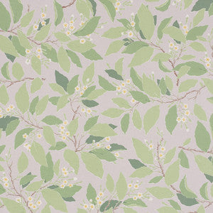 Dogwood Leaf Grisaille 176521 by Schumacher Fabric
