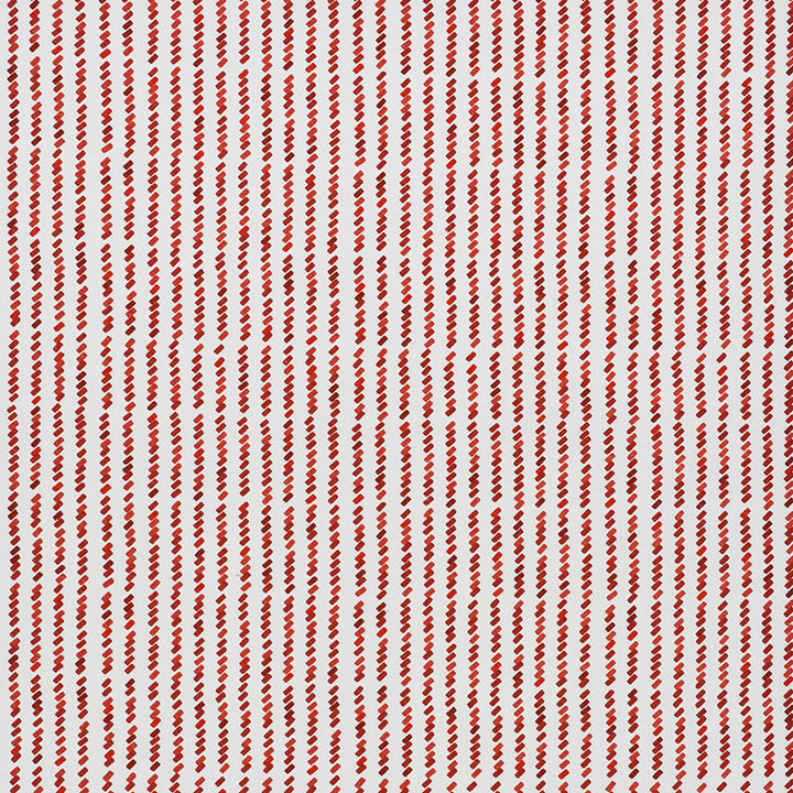 Tic For Tac Red 176540 by Schumacher Fabric David-Kaihoi 55% Linen, 45% Cotton - Horizontal: 6.75 and Vertical: 11.75 55.5 - Fabric Carolina -