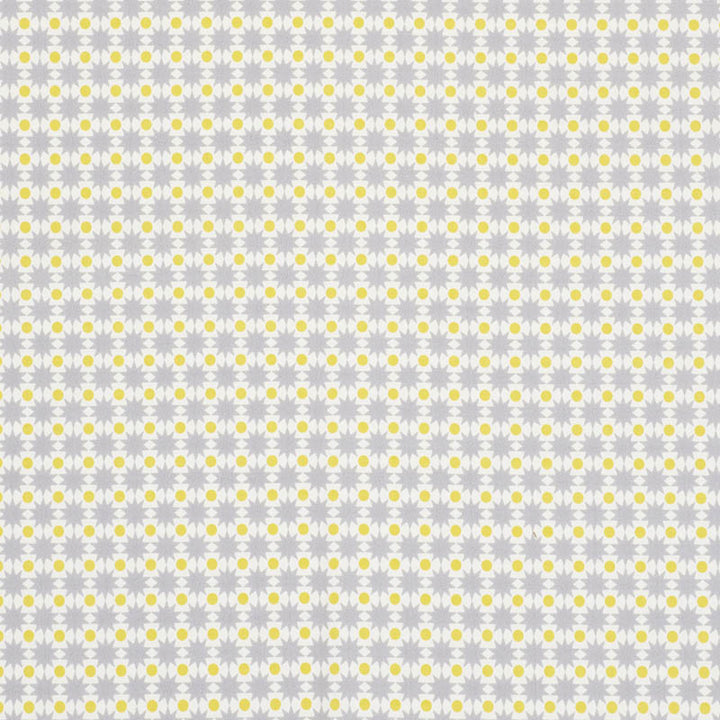 Cosmos II Grey & Yellow 176551 by Schumacher Fabric Indooroutdoor-By-Studio-Bon 100% Acrylic Wyzenbeek 15,000 Horizontal: 1.125 and Vertical: 1.25 54 - Fabric Carolina -