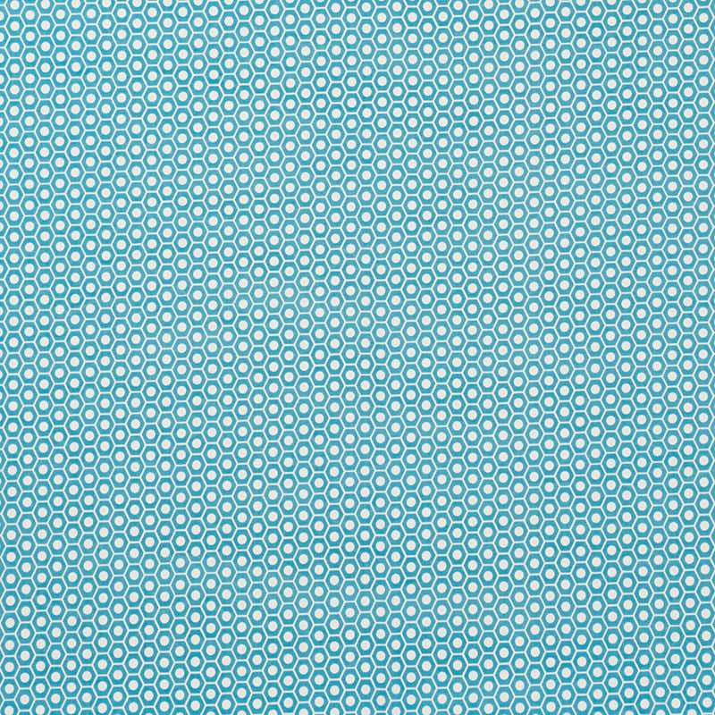 Queen B II Aqua 176563 by Schumacher Fabric Indooroutdoor-By-Studio-Bon 100% Acrylic Wyzenbeek 15,000 Horizontal: 1.25 and Vertical: 7/8- 54 - Fabric Carolina -