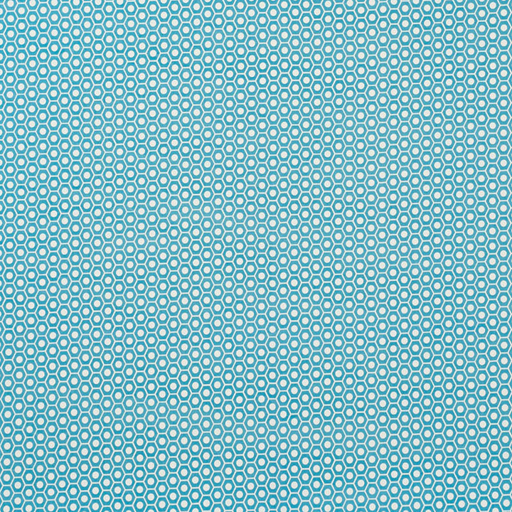 Queen B II Aqua 176563 by Schumacher Fabric Indooroutdoor-By-Studio-Bon 100% Acrylic Wyzenbeek 15,000 Horizontal: 1.25 and Vertical: 7/8- 54 - Fabric Carolina -