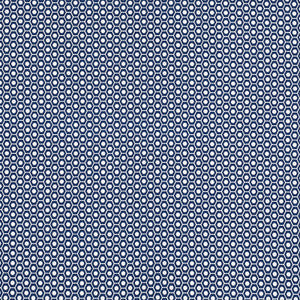 Queen B Ii Navy 176564 by Schumacher Fabric