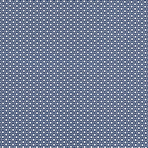 Queen B Ii Navy 176564 by Schumacher Fabric