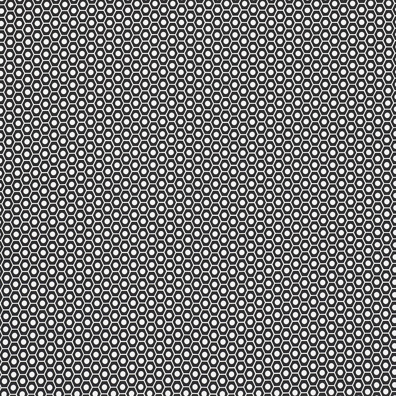 Queen B II Black 176566 by Schumacher Fabric Indooroutdoor-By-Studio-Bon 100% Acrylic Wyzenbeek 15,000 Horizontal: 1.25 and Vertical: 7/8- 54 - Fabric Carolina -