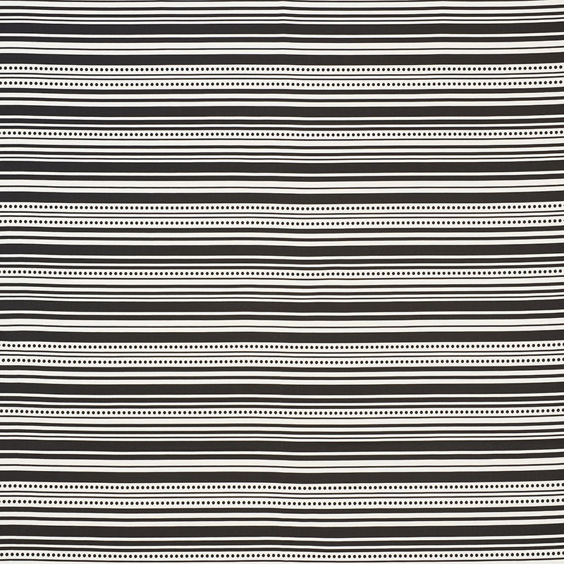 Stripedot Ii Black 176593 by Schumacher Fabric INDOOR/OUTDOOR STUDIO BON See Sample UNITED STATES OF AMERICA MEDIUM </p><p>Repeat: Horizontal: 1/2" (1CM) and Vertical: 12 1/2" (32CM) 54" (137CM) - Fabric Carolina -