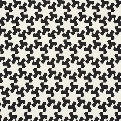 Setareh II Black 176611 by Schumacher Fabric Indooroutdoor-By-Studio-Bon 100% Acrylic Wyzenbeek 15,000 Horizontal: 6 and Vertical: 11.25 54 - Fabric Carolina -