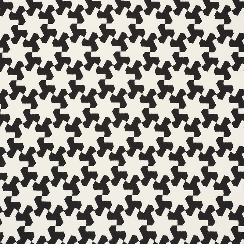 Setareh Ii Black 176611 by Schumacher Fabric INDOOR/OUTDOOR STUDIO BON See Sample UNITED STATES OF AMERICA MEDIUM </p><p>Repeat: Horizontal: 6" (15CM) and Vertical: 11 1/4" (29CM) 54" (137CM) - Fabric Carolina -