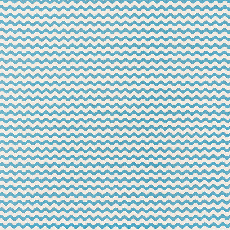Ric Rac Ii Aqua 176622 by Schumacher Fabric INDOOR/OUTDOOR STUDIO BON See Sample UNITED STATES OF AMERICA MEDIUM </p><p>Repeat: Horizontal: 2" (5CM) and Vertical: 1 3/4" (4CM) 54" (137CM) - Fabric Carolina -