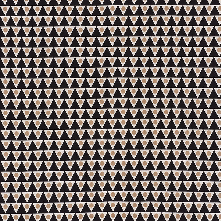 Pennant Ii Sand & Black 176640 by Schumacher Fabric INDOOR/OUTDOOR STUDIO BON See Sample UNITED STATES OF AMERICA MEDIUM </p><p>Repeat: Horizontal: 2 1/4" (6CM) and Vertical: 2 1/4" (6CM) 54" (137CM) - Fabric Carolina -