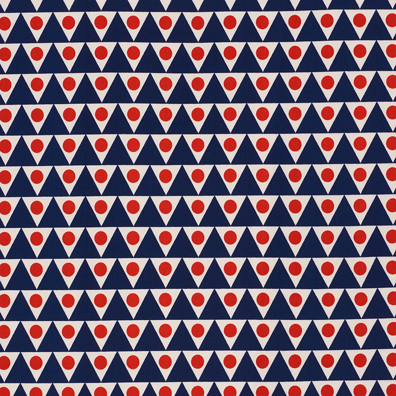 Pennant Ii Navy & Red 176642 by Schumacher Designer Fabric INDOOR/OUTDOOR STUDIO BON See Sample UNITED STATES OF AMERICA MEDIUM </p><p>Repeat: Horizontal: 2 1/4" (6CM) and Vertical: 2 1/4" (6CM) 54" (137CM) - Swanky Fabrics -