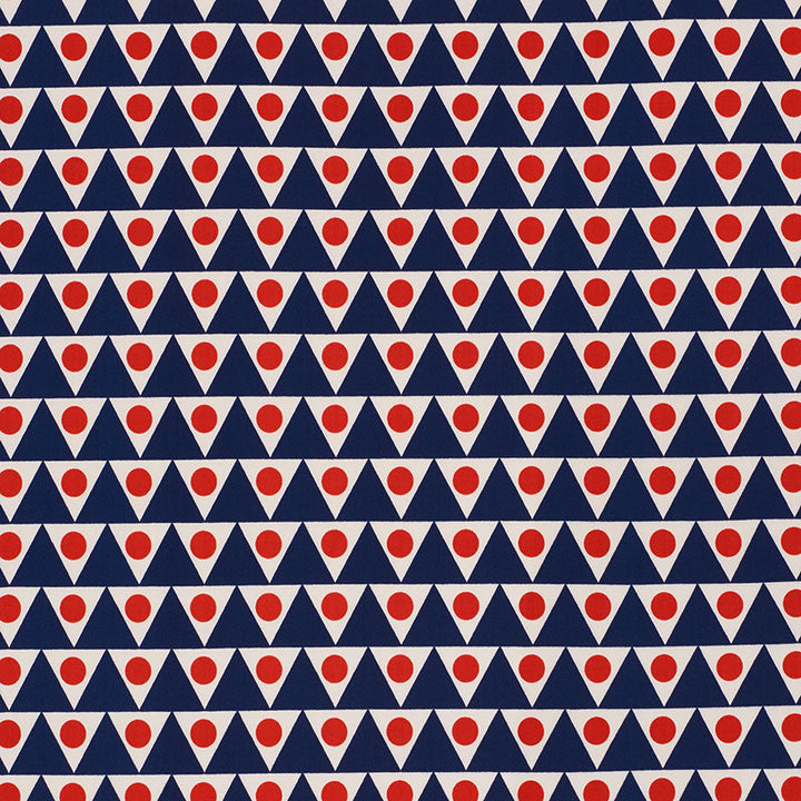 Pennant Ii Navy & Red 176642 by Schumacher Designer Fabric INDOOR/OUTDOOR STUDIO BON See Sample UNITED STATES OF AMERICA MEDIUM </p><p>Repeat: Horizontal: 2 1/4" (6CM) and Vertical: 2 1/4" (6CM) 54" (137CM) - Swanky Fabrics -
