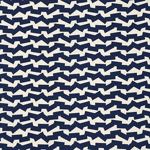 Jumble Ii Navy 176671 by Schumacher Fabric