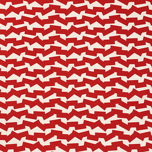 Jumble Ii Red 176672 by Schumacher Fabric