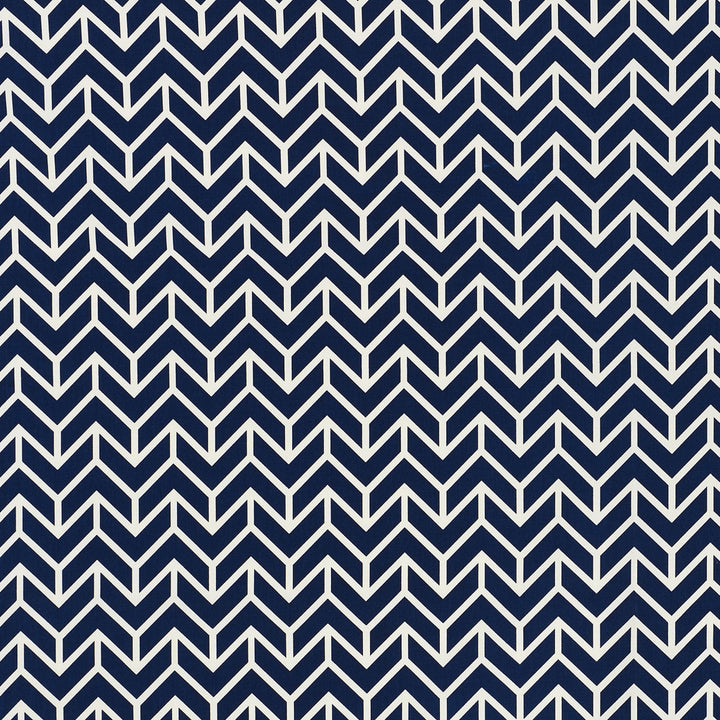 Chevron Navy 176692 by Schumacher Fabric ESSENTIALS: INDOOR/OUTDOOR PRINTS & WOVENS See Sample UNITED STATES OF AMERICA - </p><p>Repeat: Horizontal: 3 1/4" (8CM) and Vertical: 3" (8CM) 54" (137CM) - Fabric Carolina -