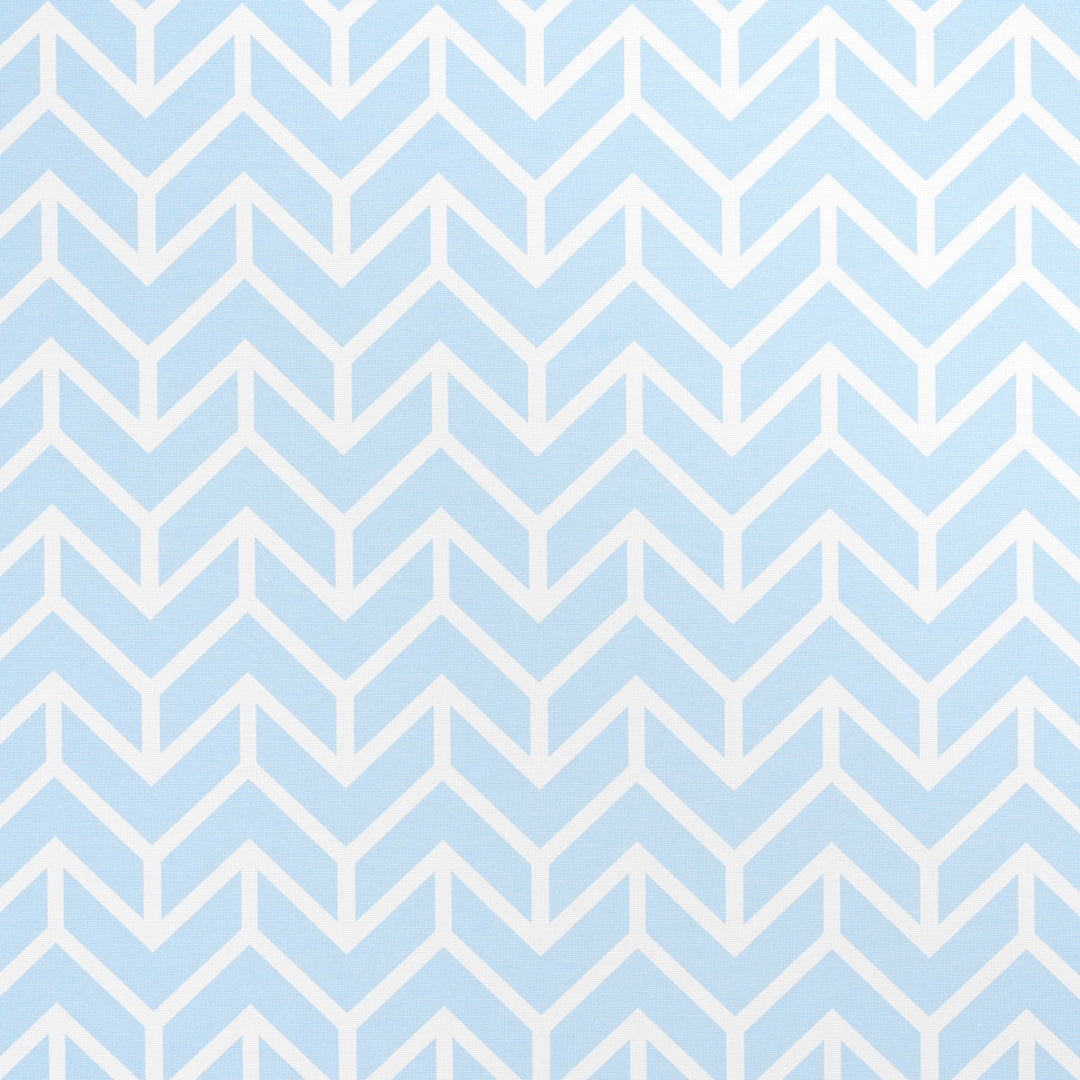 Chevron Indoor/Outdoor - Sky by Schumacher Fabric