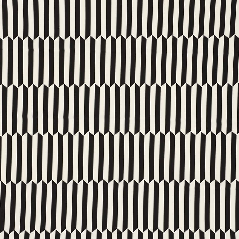 Maxwell II Black 176721 by Schumacher Fabric Indooroutdoor-Prints-Wovens 100% Acrylic - Horizontal: 6 and Vertical: 18 54 - Fabric Carolina -