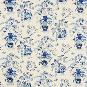Ming Vase Porcelain 176733 by Schumacher Fabric