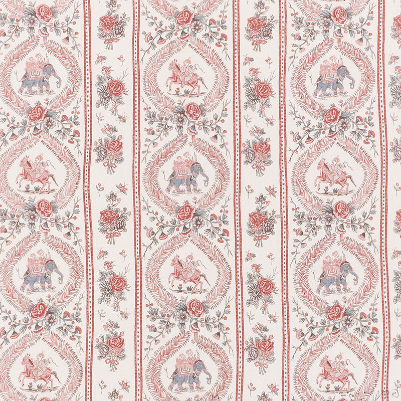 Kandula Multi 176800 by Schumacher Designer Fabric Schumacher-Classics 100% Linen - Horizontal: 18 and Vertical: 12 54.75 - Swanky Fabrics -