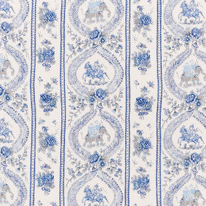 Kandula Blues 176801 by Schumacher Fabric