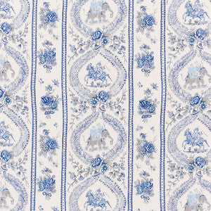 Kandula Blues 176801 by Schumacher Fabric