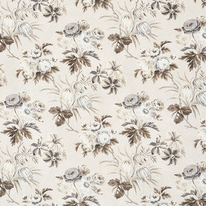 Cecil Chintz Grisaille 176810 by Schumacher Fabric