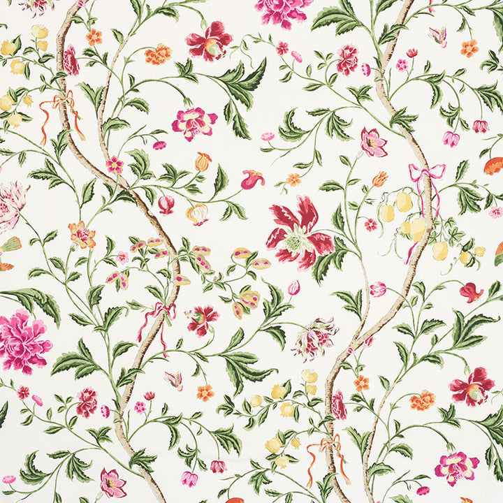 Citronier Fuchsia 176820 by Schumacher Fabric Your-New-Favorites 100% Cotton - Horizontal: 27 and Vertical: 73 54.5 - Fabric Carolina -