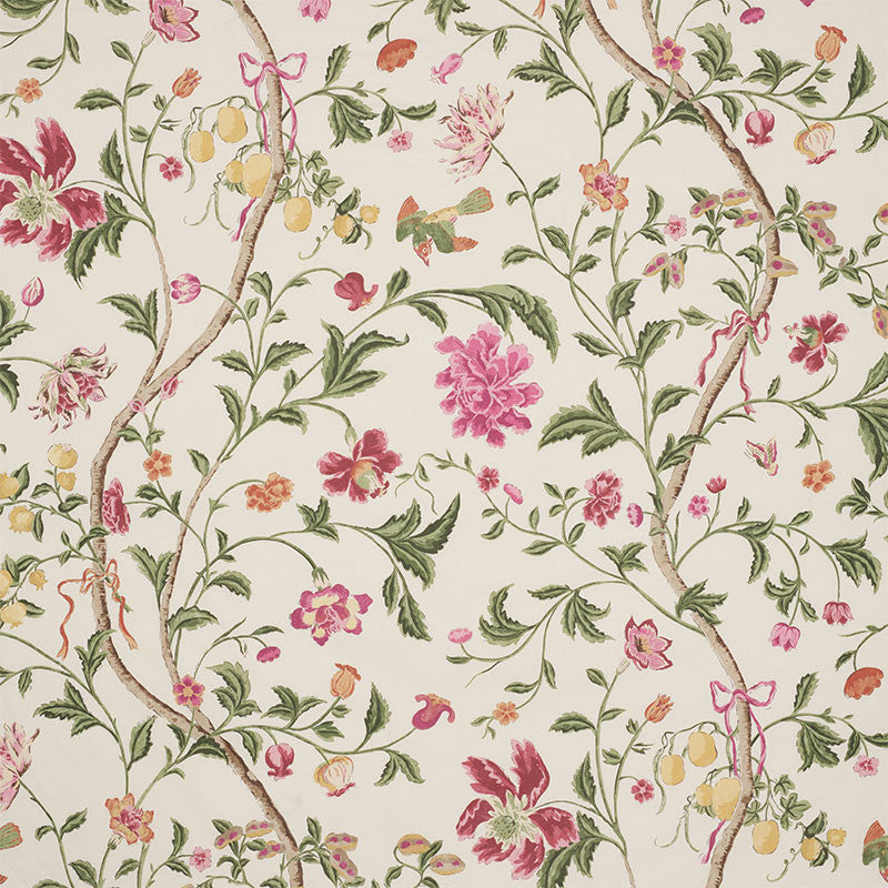 Citronier Fuchsia 176820 by Schumacher Fabric SCHUMACHER CLASSICS II See Sample UNITED KINGDOM - </p><p>Repeat: Horizontal: 27" (69CM) and Vertical: 73" (185CM) 54 1/2" (138CM) - Fabric Carolina -