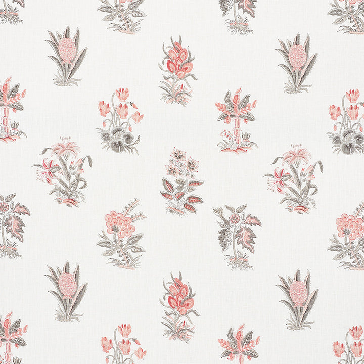 Bunny Rose 176831 by Schumacher Fabric Vogue-Living 100% Linen - Horizontal: 18 and Vertical: 18 54 - Fabric Carolina -