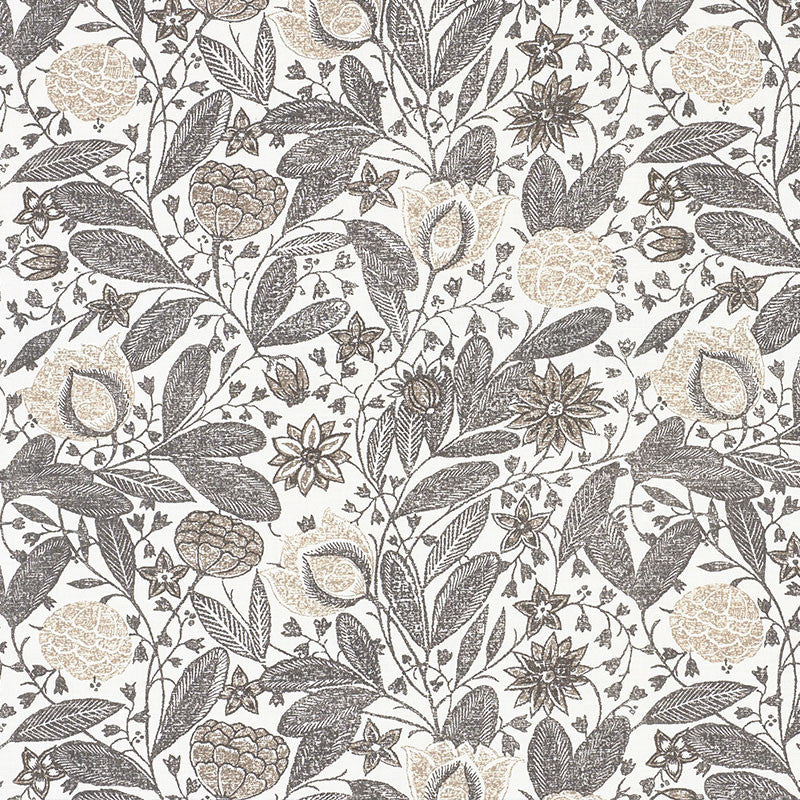 Gloria Grisaille 176840 by Schumacher Designer Fabric VOGUE LIVING LINEN 90% NYLON 10% UNITED KINGDOM </p><p>Repeat: Horizontal: 18" (46CM) and Vertical: 16" (41CM) 54 - Swanky Fabrics -