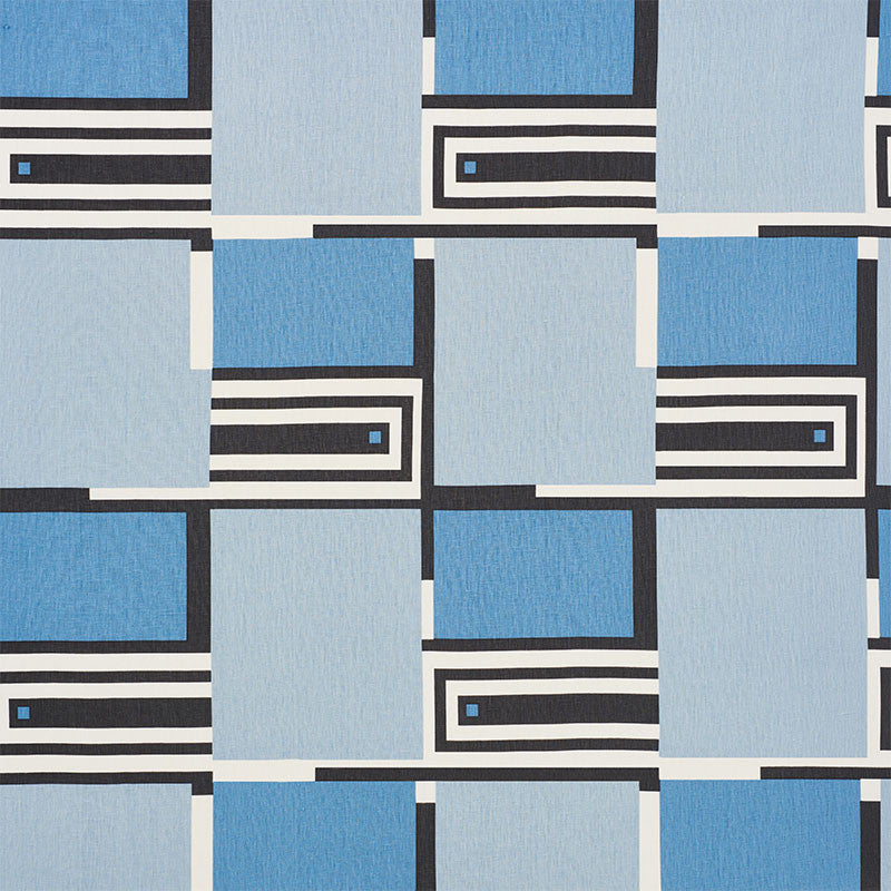 Design 101 Blues 176862 by Schumacher Fabric APPLIED ARCHITECTURE See Sample BELGIUM HEAVY DUTY </p><p>Repeat: Horizontal: 24 1/4" (62CM) and Vertical: 30" (76CM) 53 1/2" (136CM) - Fabric Carolina -