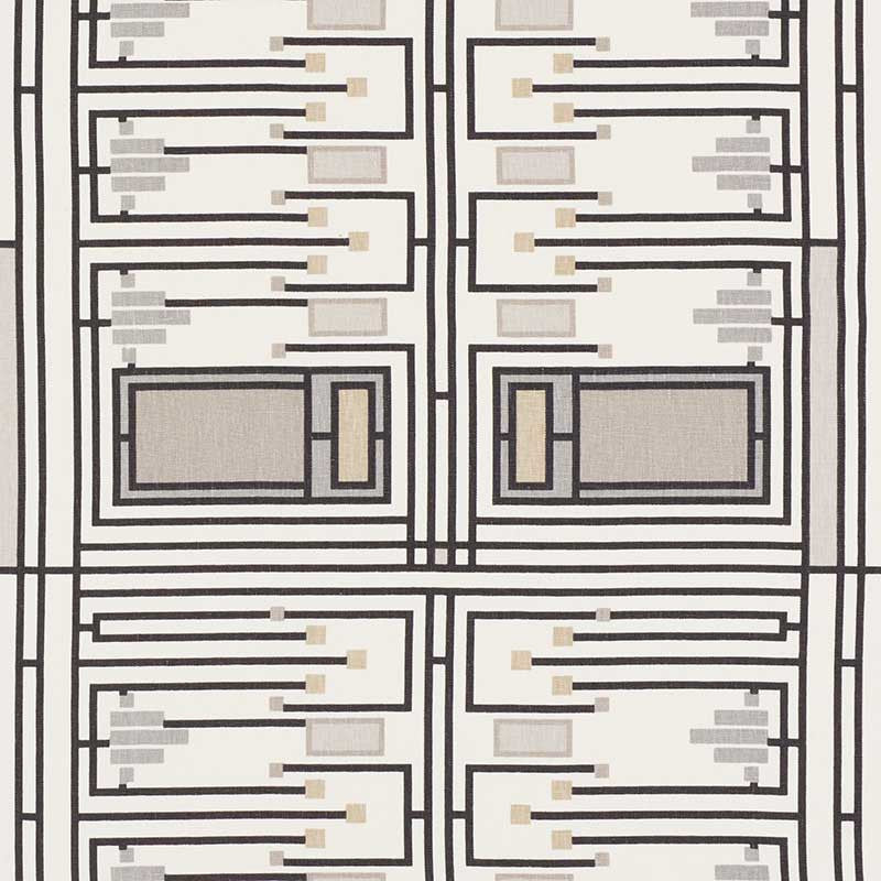 Design 105 Neutral 176872 by Schumacher Fabric Applied-Architecture 100% Linen Wyzenbeek 15,000 Horizontal: 25 and Vertical: 27 54 - Fabric Carolina -