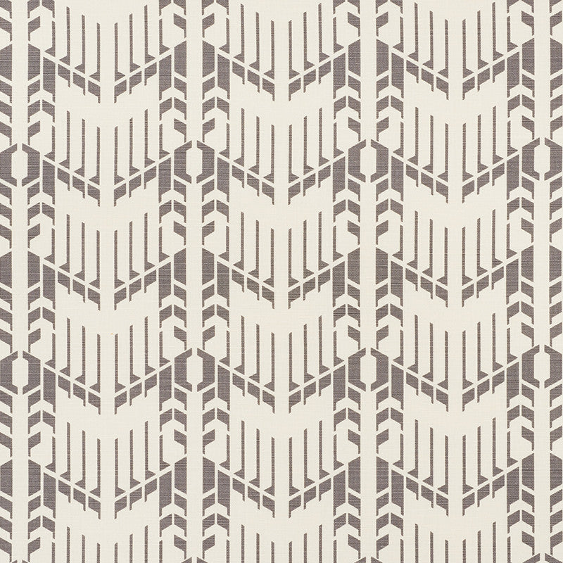 Price House Print Grey 176891 by Schumacher Fabric Applied-Architecture 55% Linen, 45% Cotton Wyzenbeek 15,000 Horizontal: 6 and Vertical: 7 54 - Fabric Carolina -