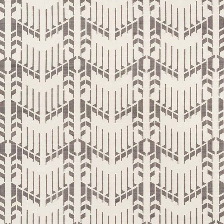 Price House Print Grey 176891 by Schumacher Fabric Applied-Architecture 55% Linen, 45% Cotton Wyzenbeek 15,000 Horizontal: 6 and Vertical: 7 54 - Fabric Carolina -