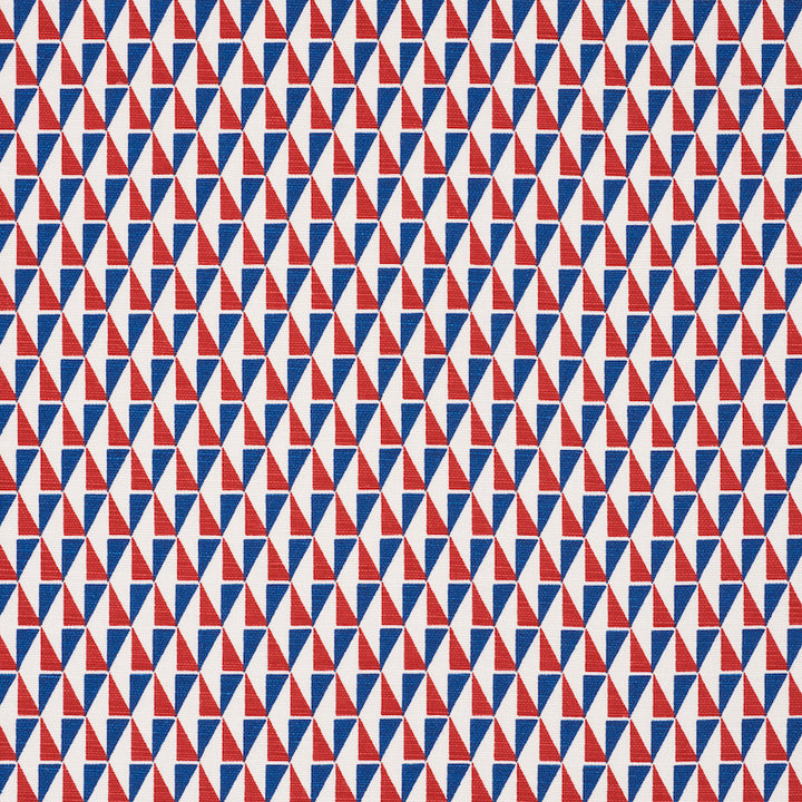 Design 107 Red & Blue 176903 by Schumacher Fabric APPLIED ARCHITECTURE See Sample BELGIUM MEDIUM DUTY </p><p>Repeat: Horizontal: 3/4" (2CM) and Vertical: 1 1/2" (4CM) 54" (137CM) - Fabric Carolina -