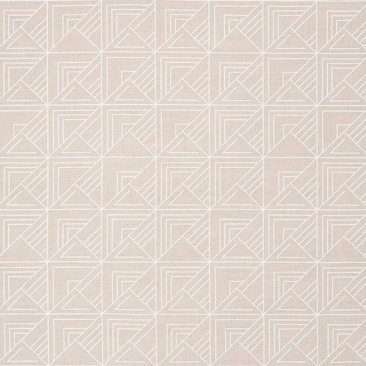 St. Marks Print Sand 176913 by Schumacher Fabric Applied-Architecture 55% Linen, 45% Cotton Wyzenbeek 15,000 Horizontal: 9 and Vertical: 17.5 54 - Fabric Carolina -