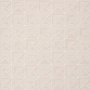 St. Marks Print Sand 176913 by Schumacher Fabric