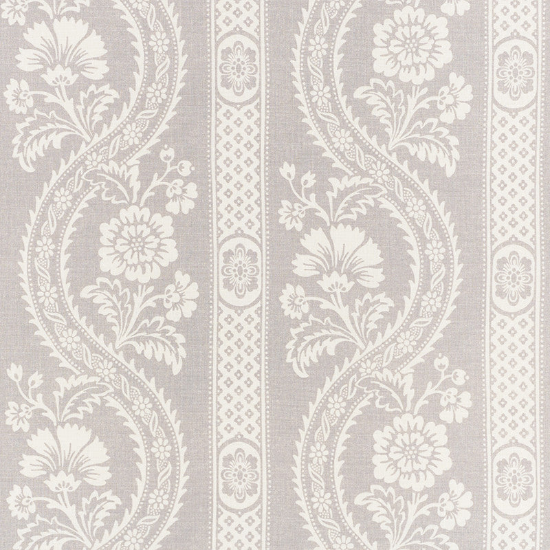 Versailles Grey 176951 by Schumacher Fabric French-Revolution 90% Linen, 10% Nylon Martindale 20,000 Horizontal: 27.25 and Vertical: 20.5 54.5 - Fabric Carolina -
