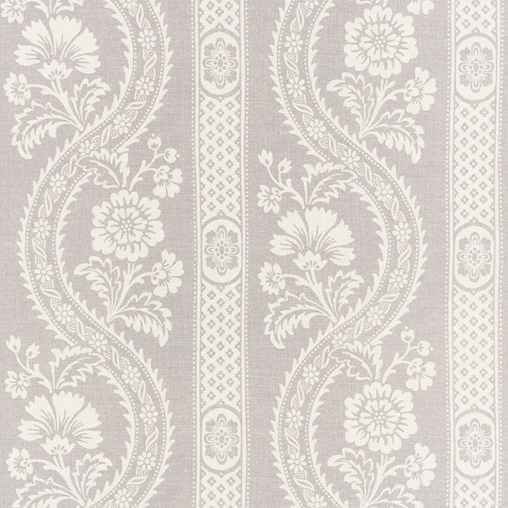 Versailles Grey 176951 by Schumacher Designer Fabric French-Revolution 90% Linen, 10% Nylon Martindale 20,000 Horizontal: 27.25 and Vertical: 20.5 54.5 - Swanky Fabrics -