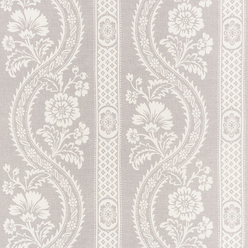 Versailles Grey 176951 by Schumacher Fabric Schumacher Fabric Versailles Grey 176951Fabric LINEN 90% UNITED KINGDOM </p><p>Repeat: H: HORZ. 27 1/4" (69CM) , V: VERT. 20 1/2" (52CM) 54.5 - Fabric Carolina -