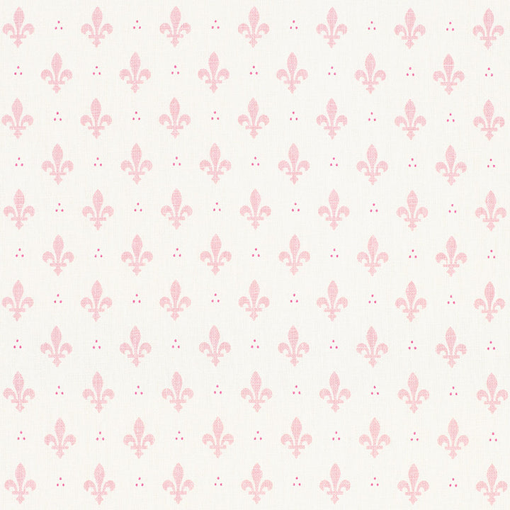 Fleur De Lis Blush 176963 by Schumacher Fabric French-Revolution 100% Linen Wyzenbeek 15,000 Horizontal: 2 and Vertical: 2.5 54 - Fabric Carolina -