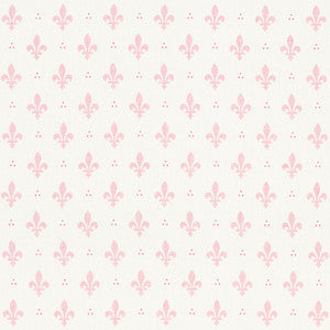 Fleur De Lis Blush 176963 by Schumacher Fabric