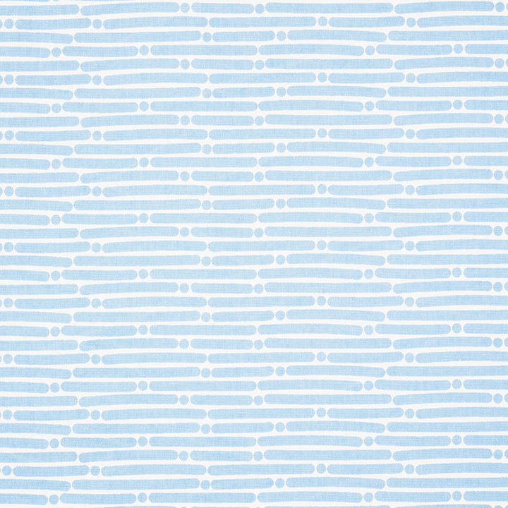 Dot Dash Sky 177100 by Schumacher Fabric PRINTS BY STUDIO BON COTTON DUCK 100% TURKEY </p><p>Repeat: Horizontal: 9" (23CM) and Vertical: 1 1/2" (4CM) 53.75 - Fabric Carolina -